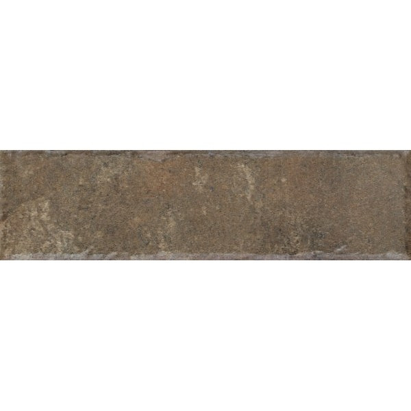 Клинкерная плитка Paradyz Ilario 6,6x24,5 brown elewacja