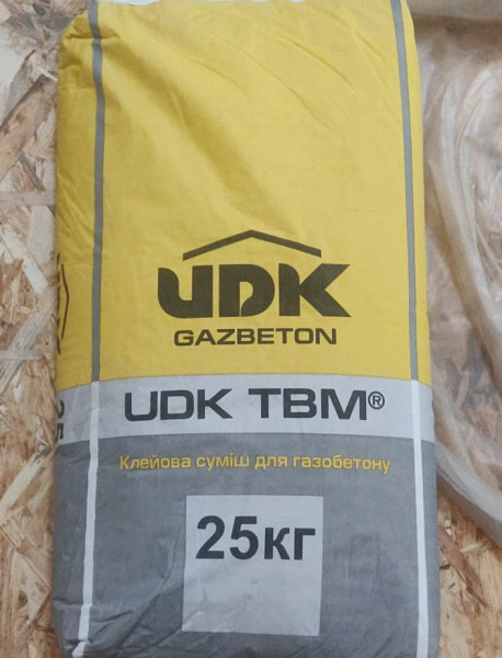 Клей для газоблоков UDK 25 кг