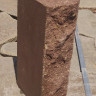 Кирпич полнотелый дикий камень тычковой ШОКОЛАД 230х100х65